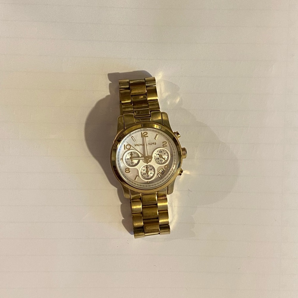 Michael Kors Womens Gold Watch
